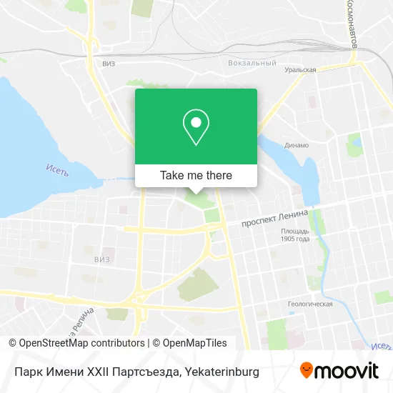 Парк Имени XXII Партсъезда map