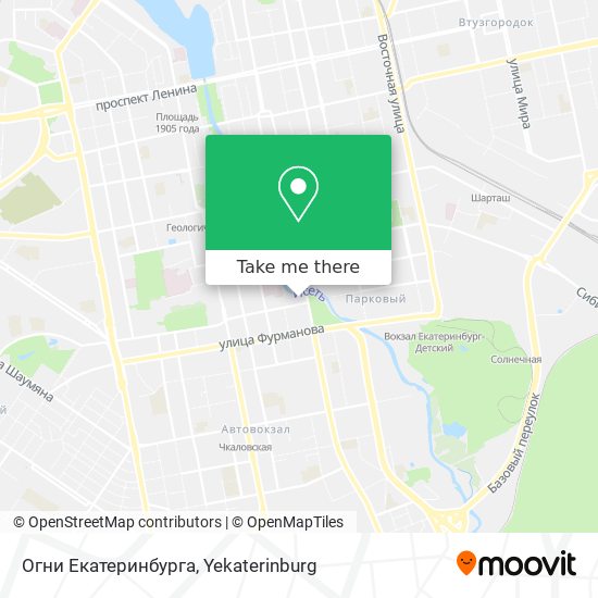 Огни Екатеринбурга map