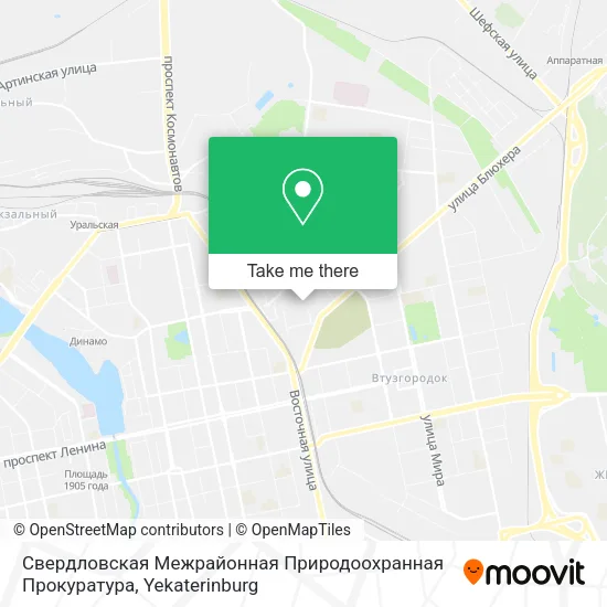 Свердловская Межрайонная Природоохранная Прокуратура map