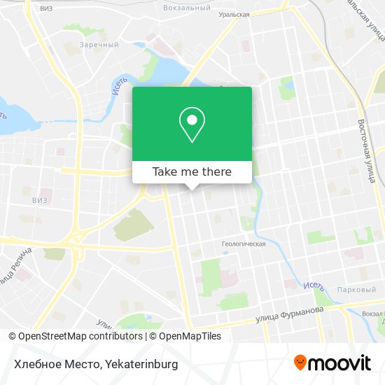 Хлебное Место map