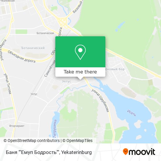 Баня ""Емуп Бодрость"" map