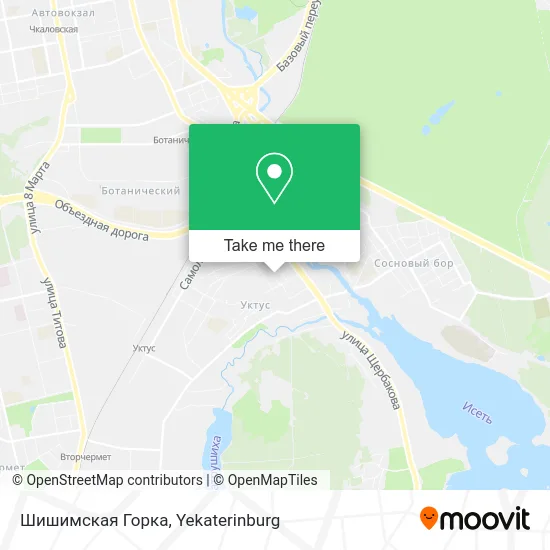 Шишимская Горка map