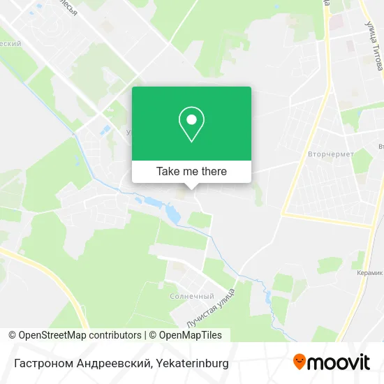 Гастроном Андреевский map