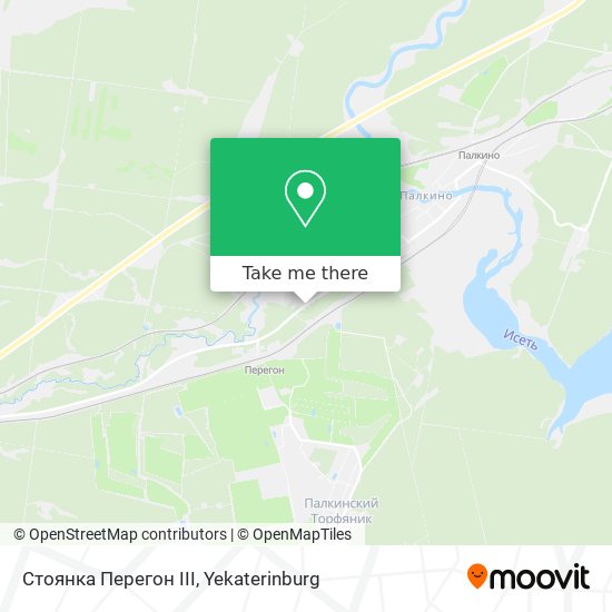 Стоянка Перегон III map