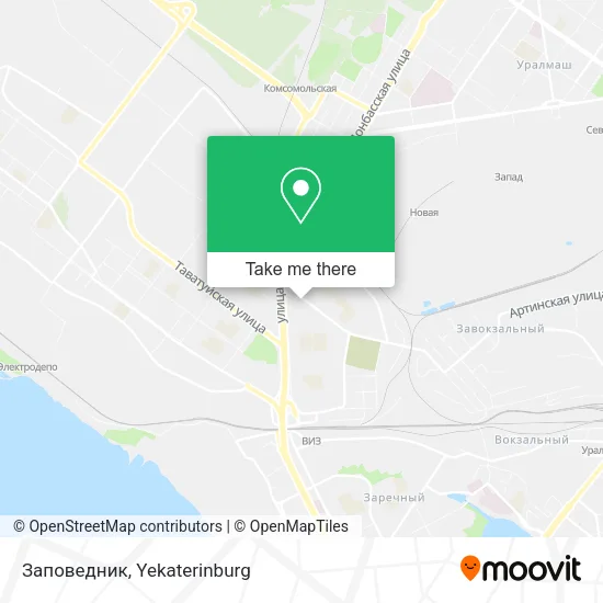 Заповедник map