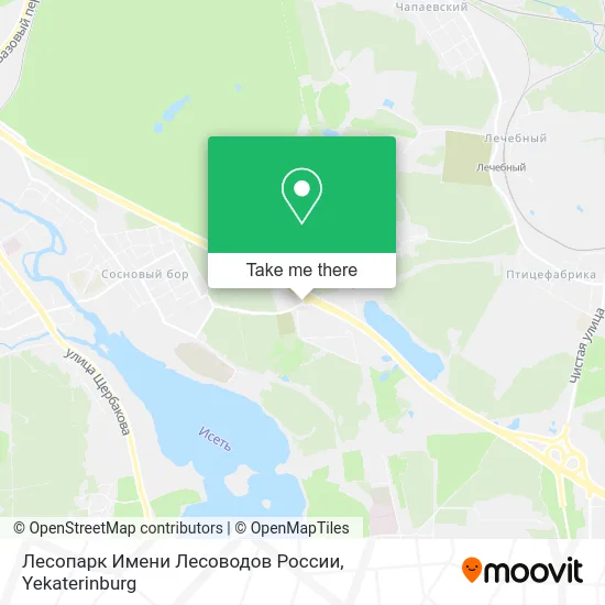 Лесопарк Имени Лесоводов России map