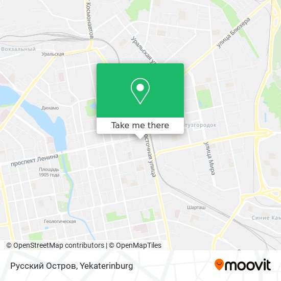 Русский Остров map