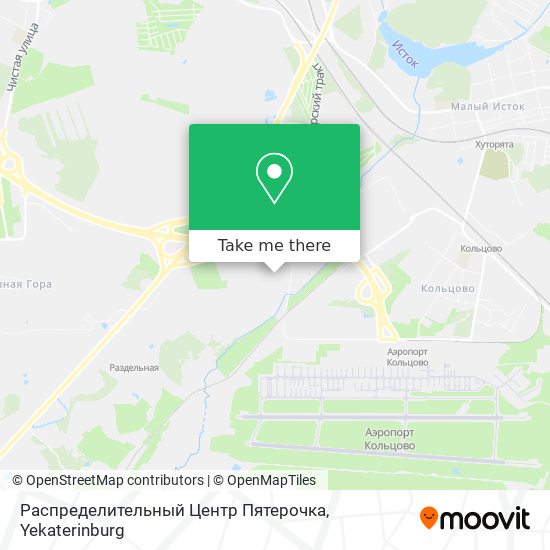 Распределительный Центр Пятерочка map