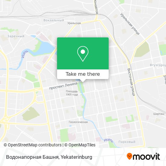 Водонапорная Башня map