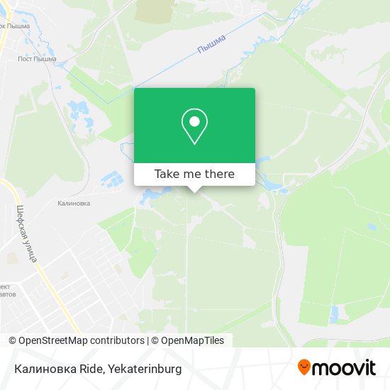 Калиновка Ride map