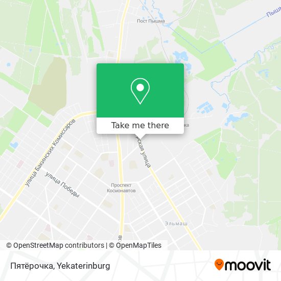 Пятёрочка map