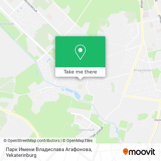Парк Имени Владислава Агафонова map