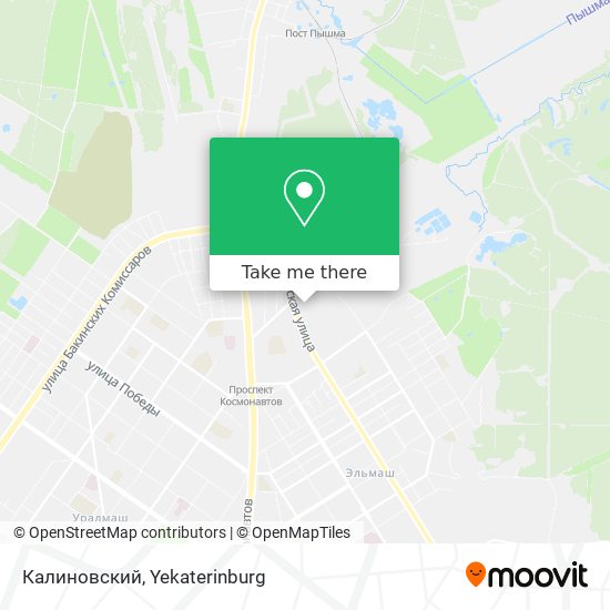 Калиновский map