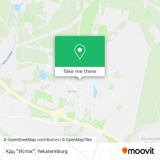 Кдц ""Исток"" map