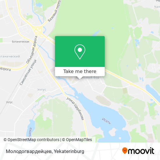 Молодогвардейцев map