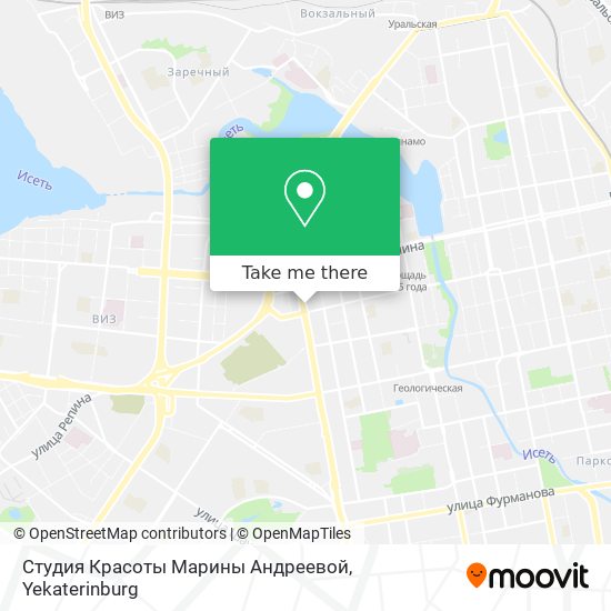 Студия Красоты Марины Андреевой map