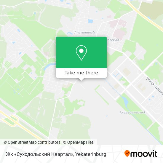 Жк «Суходольский Квартал» map