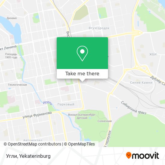 Угли map