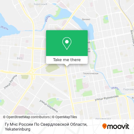 Гу Мчс России По Свердловской Области map