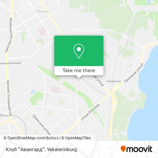 Клуб ""Авангард"" map