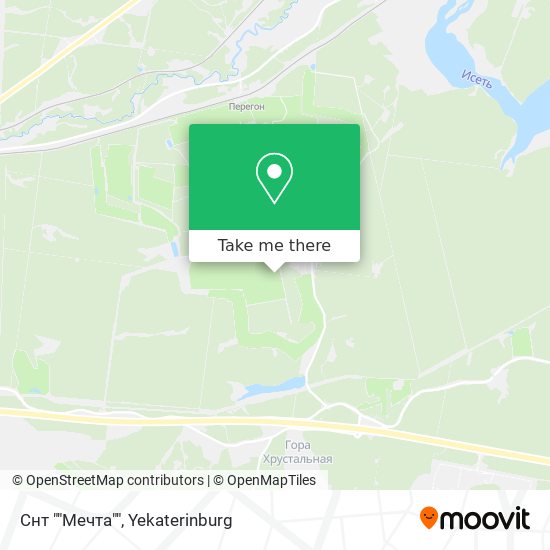 Снт ""Мечта"" map