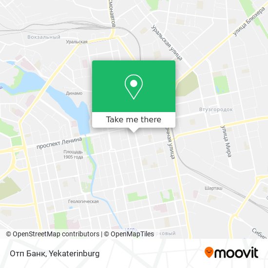 Отп Банк map