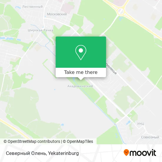 Северный Олень map