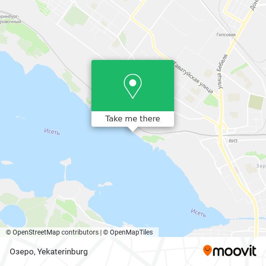Озеро map