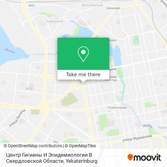 Центр Гигиены И Эпидемиологии В Свердловской Области map