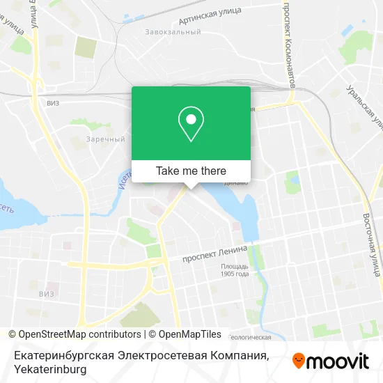 Екатеринбургская Электросетевая Компания map