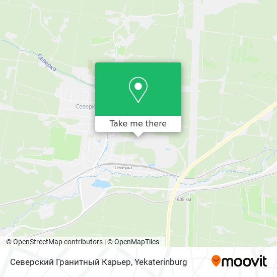 Северский Гранитный Карьер map