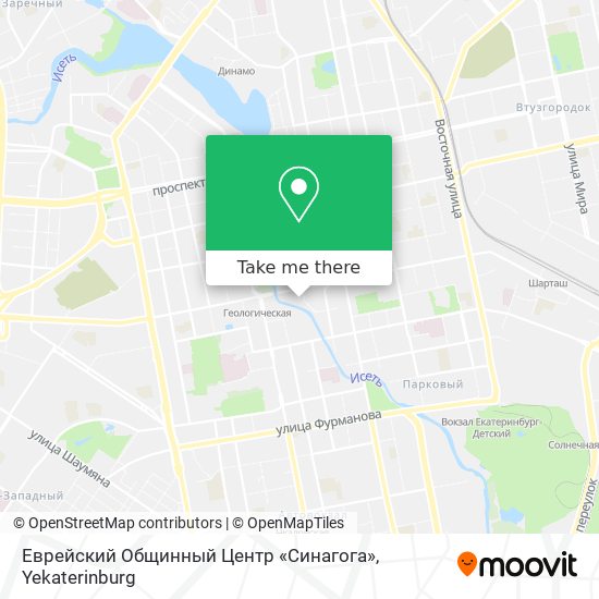 Еврейский Общинный Центр «Синагога» map