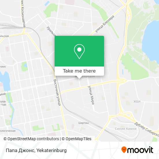 Папа Джонс map