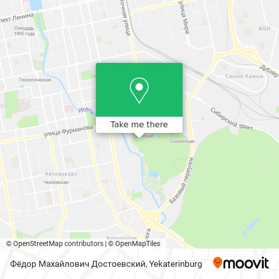 Фёдор Махайлович Достоевский map