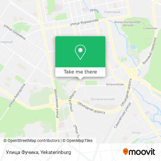 Улица Фучика map