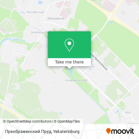 Преображенский Пруд map
