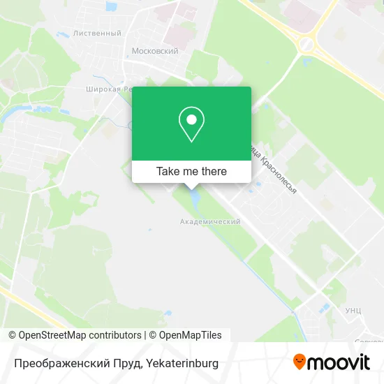 Преображенский Пруд map