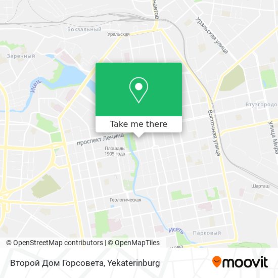 Второй Дом Горсовета map