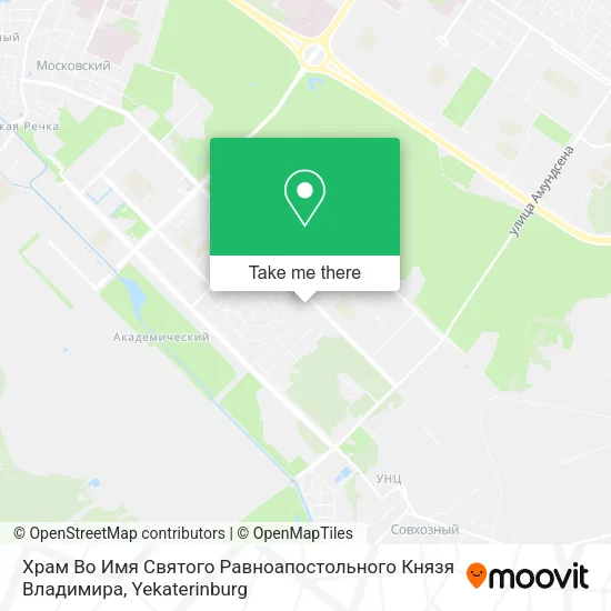 Храм Во Имя Святого Равноапостольного Князя Владимира map