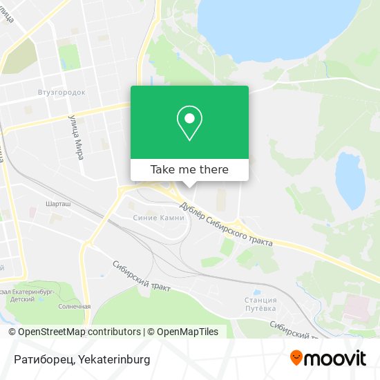 Ратиборец map