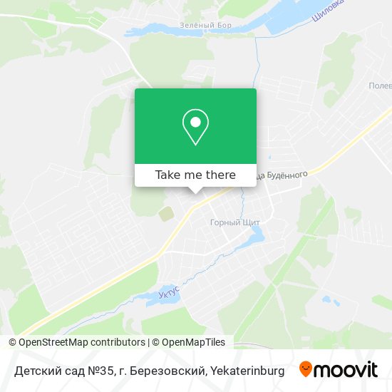 Детский сад №35, г. Березовский map