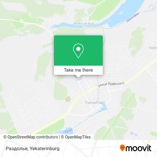 Раздолье map