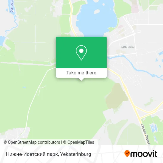 Нижне-Исетский парк map