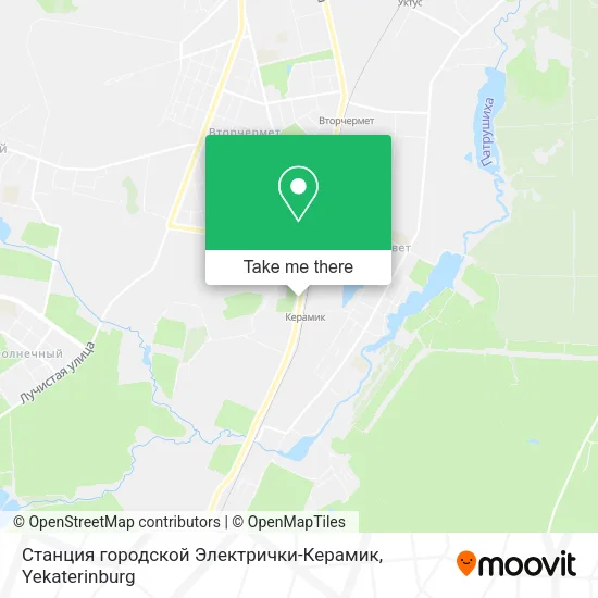Станция городской Электрички-Керамик map