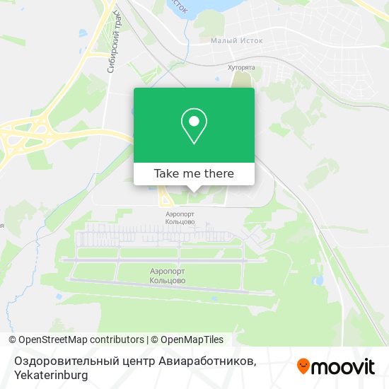 Оздоровительный центр Авиаработников map