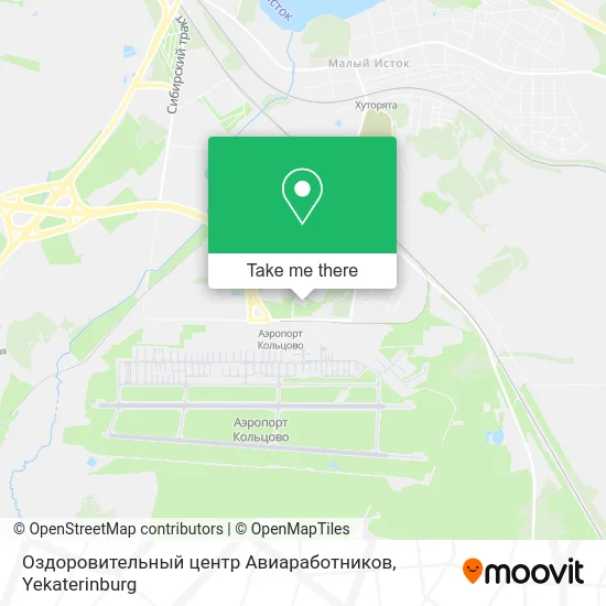Оздоровительный центр Авиаработников map