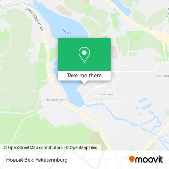 Новый Век map