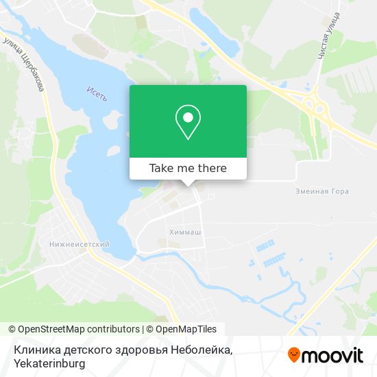 Клиника детского здоровья Неболейка map