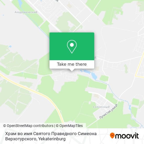 Храм во имя Святого Праведного Симеона Верхотурского map