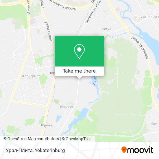 Урал-Плита map